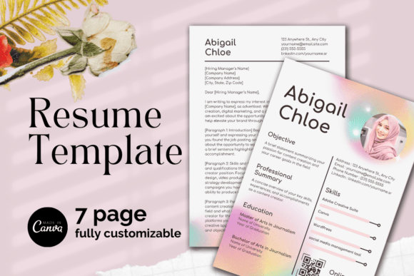 Download Pink Gradient Canva Resume Templates - Resume template Collection